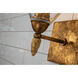Fun Finial 1 Light Gold Leaf with Antique Wall Sconce Wall Light